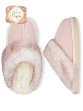 Winter Fuzzy House Slippers Plush Faux Fur Fluffy Flats Warm Slide Shoes